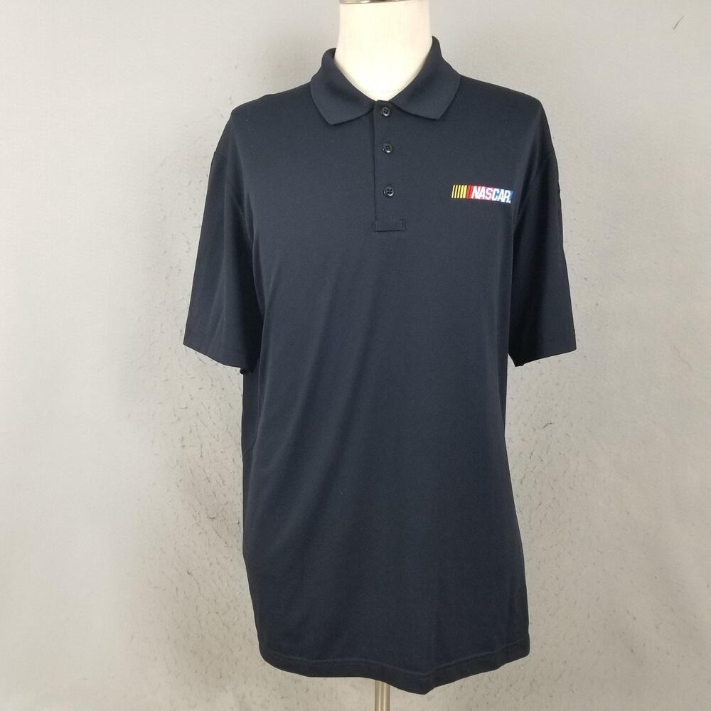 NASCAR Shirt‎ Mens XL Black NASCAR Auto Racing 5.11 Tactical Polo Performance